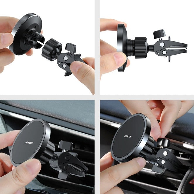 Ασύρματος Φορτιστής Αυτοκινήτου Joyroom JR-ZS240 Air Vent, 15W, 1.67A, Μαύρο