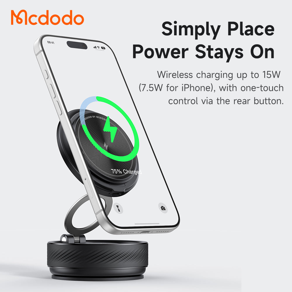 Ασύρματος Φορτιστής Αυτοκινήτου McDodo CH-8610, 15W, 1.67A, Μαύρο