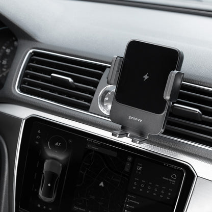 Ασύρματος Φορτιστής Αυτοκινήτου Proove Sonic, 15W, 1.67A, Γκρι WHSN15002001