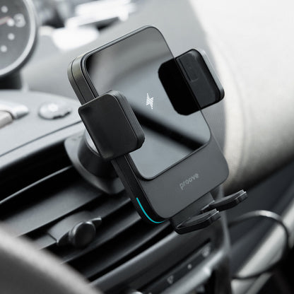 Ασύρματος Φορτιστής Αυτοκινήτου Proove Sonic, 15W, 1.67A, Γκρι WHSN15002001