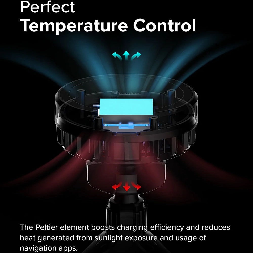 Ασύρματος Φορτιστής Αυτοκινήτου Ringke, 15W, 1.67A, Μαύρο
