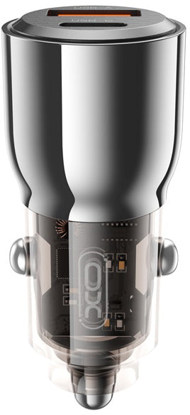 Φορτιστής Αυτοκινήτου XO Design CC58, 95W, 3.25A, 1 x USB-A - 1 x USB-C, Μαύρο