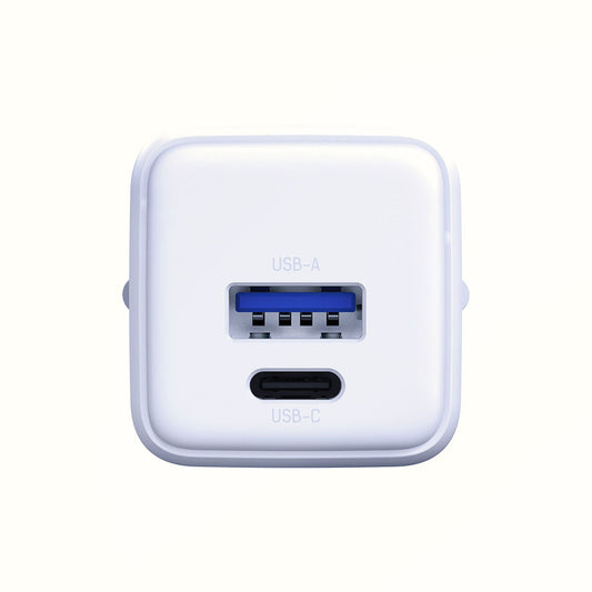 Φορτιστής Δικτύου 3MK Hyper, 20W, 3A, 1 x USB-A - 1 x USB-C, Λευκό