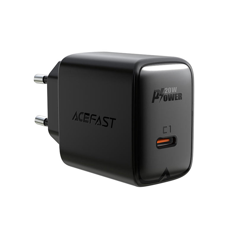Φορτιστής Δικτύου Acefast A1, 20W, 3A, 1 x USB-C, Μαύρος