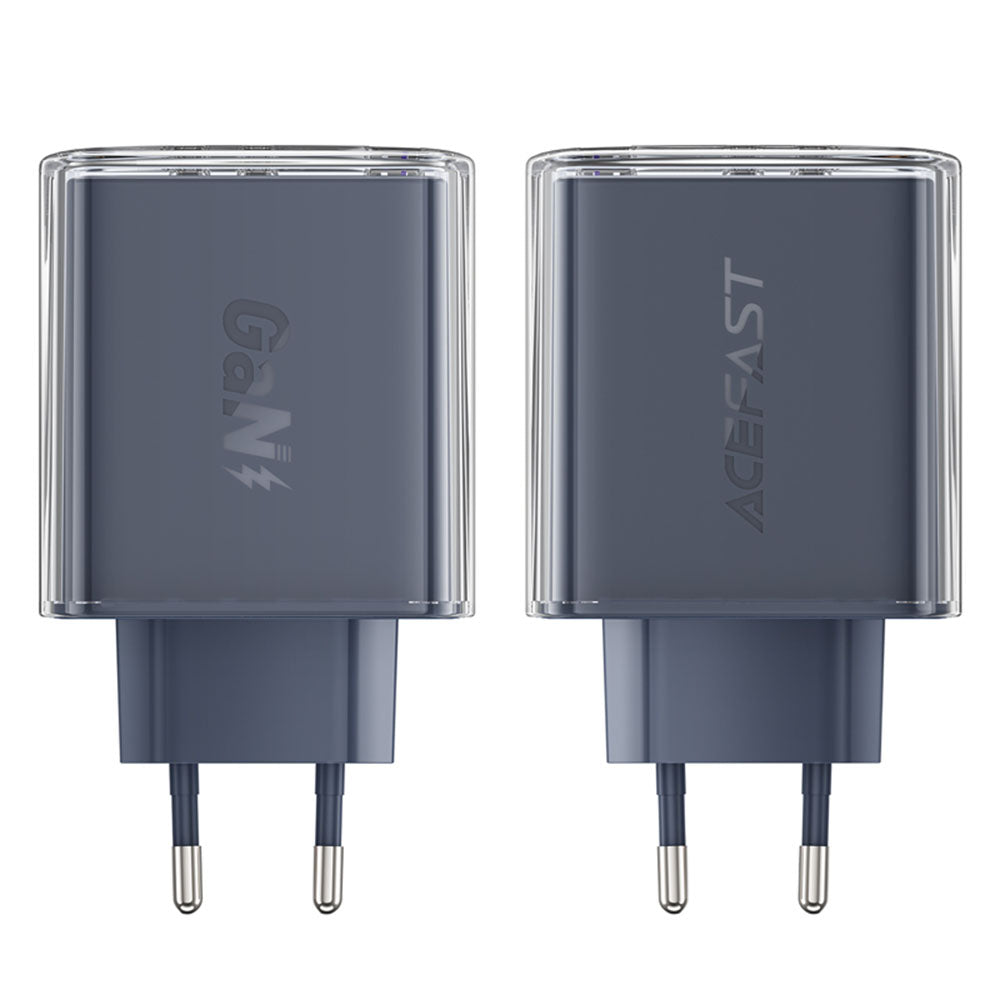Φορτιστής Δικτύου Acefast A45 Exploration, 65W, 3.25A, 1 x USB-A - 2 x USB-C, Γκρι