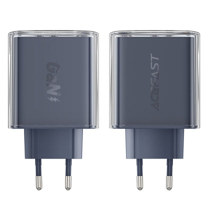 Φορτιστής Δικτύου Acefast A45 Exploration, 65W, 3.25A, 1 x USB-A - 2 x USB-C, Γκρι