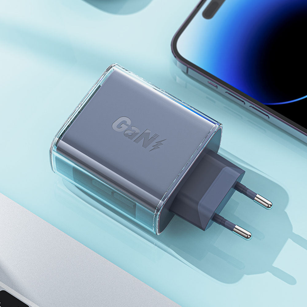 Φορτιστής Δικτύου Acefast A45 Exploration, 65W, 3.25A, 1 x USB-A - 2 x USB-C, Γκρι