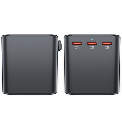 Φορτιστής Δικτύου Acefast Travel Z1, 75W, 3.35A, 2 x USB-A - 3 x USB-C, Μαύρο