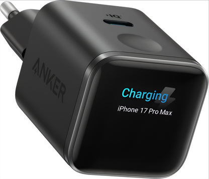 Φορτιστής Δικτύου Anker Nano Display, 45W, 3A, 1 x USB-C, Μαύρο A121DG11