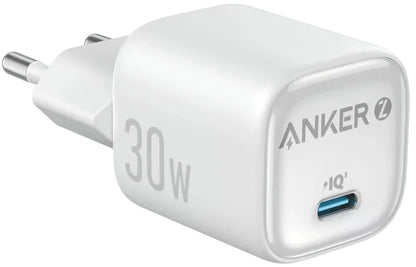 Φορτιστής Δικτύου Anker Zolo, 30W, 3A, 1 x USB-C, Λευκό A2698G21