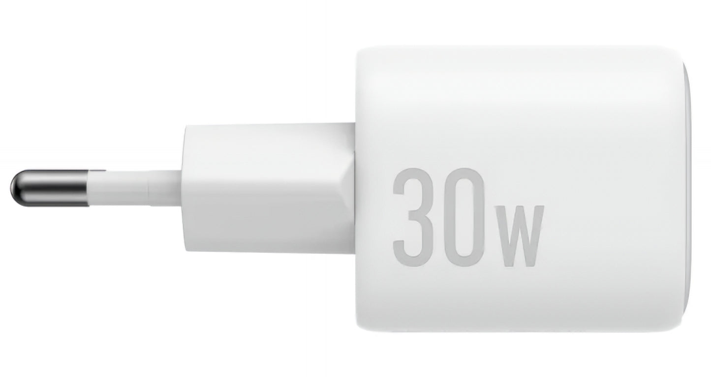 Φορτιστής Δικτύου Anker Zolo, 30W, 3A, 1 x USB-C, Λευκό A2698G21