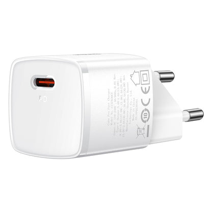 Φορτιστής Δικτύου Baseus Cube Pro, 30W, 3A, 1 x USB-C, Λευκό CCXF000302
