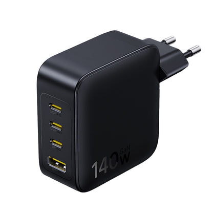 Φορτιστής Δικτύου Baseus EnerFill FH11, 140W, 5A, 1 x USB-A - 3 x USB-C, Μαύρος E0121J00