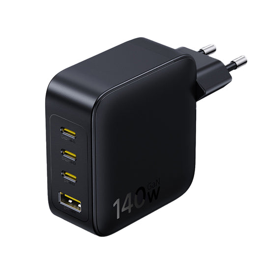 Φορτιστής Δικτύου Baseus EnerFill FH11, 140W, 5A, 1 x USB-A - 3 x USB-C, Μαύρος E0121J00