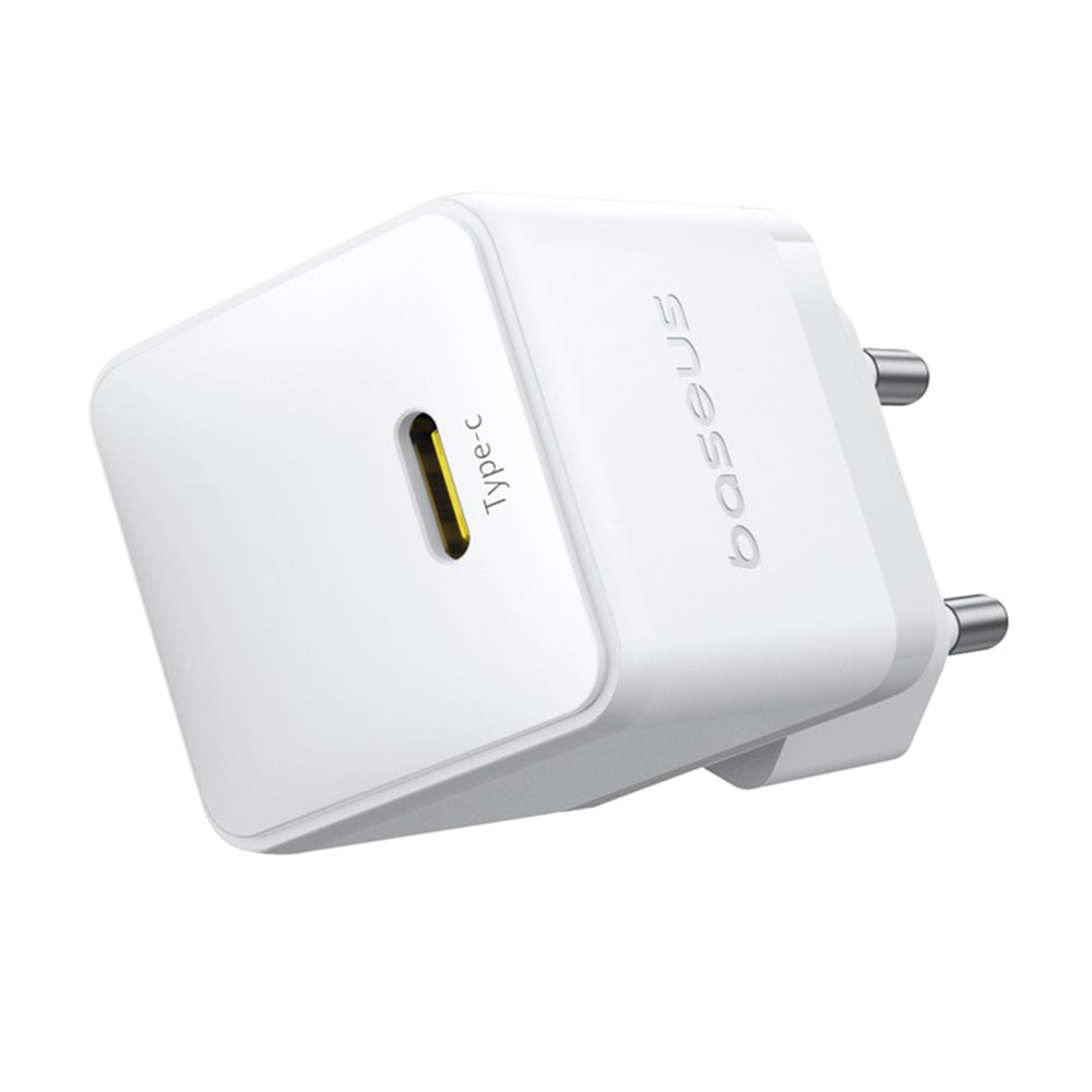 Φορτιστής Δικτύου Baseus Palm, 20W, 3A, 1 x USB-C, Λευκό P10111602213-00