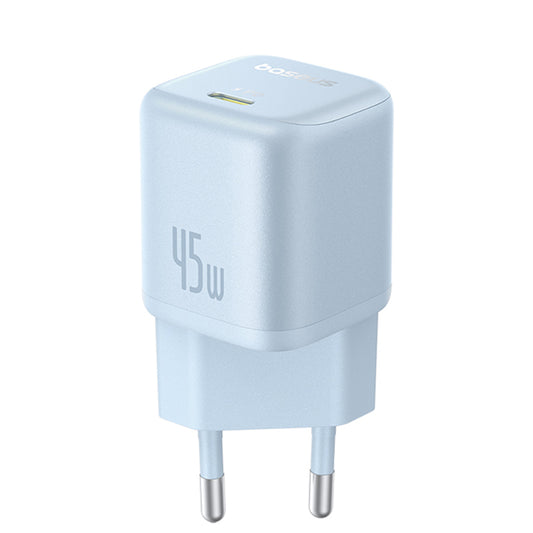 Φορτιστής Δικτύου Baseus PicoGo, 45W, 3A, 1 x USB-C, Μπλε P10176800313-00