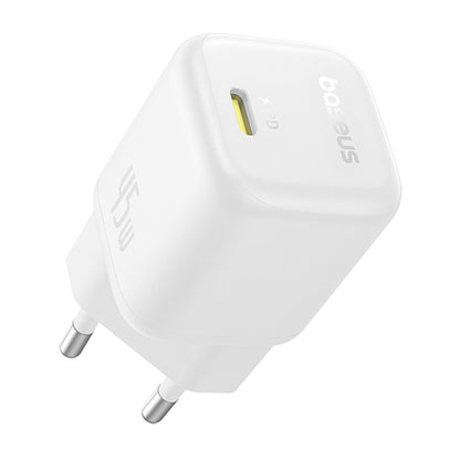 Φορτιστής Δικτύου Baseus PicoGo, 45W, 3A, 1 x USB-C, Λευκό P10176800213-00
