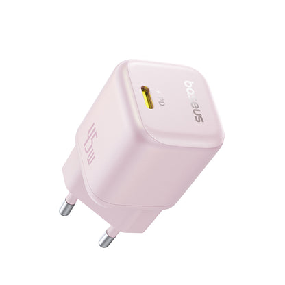 Φορτιστής Δικτύου Baseus PicoGo, 45W, 3A, 1 x USB-C, Ροζ P10176800413-00