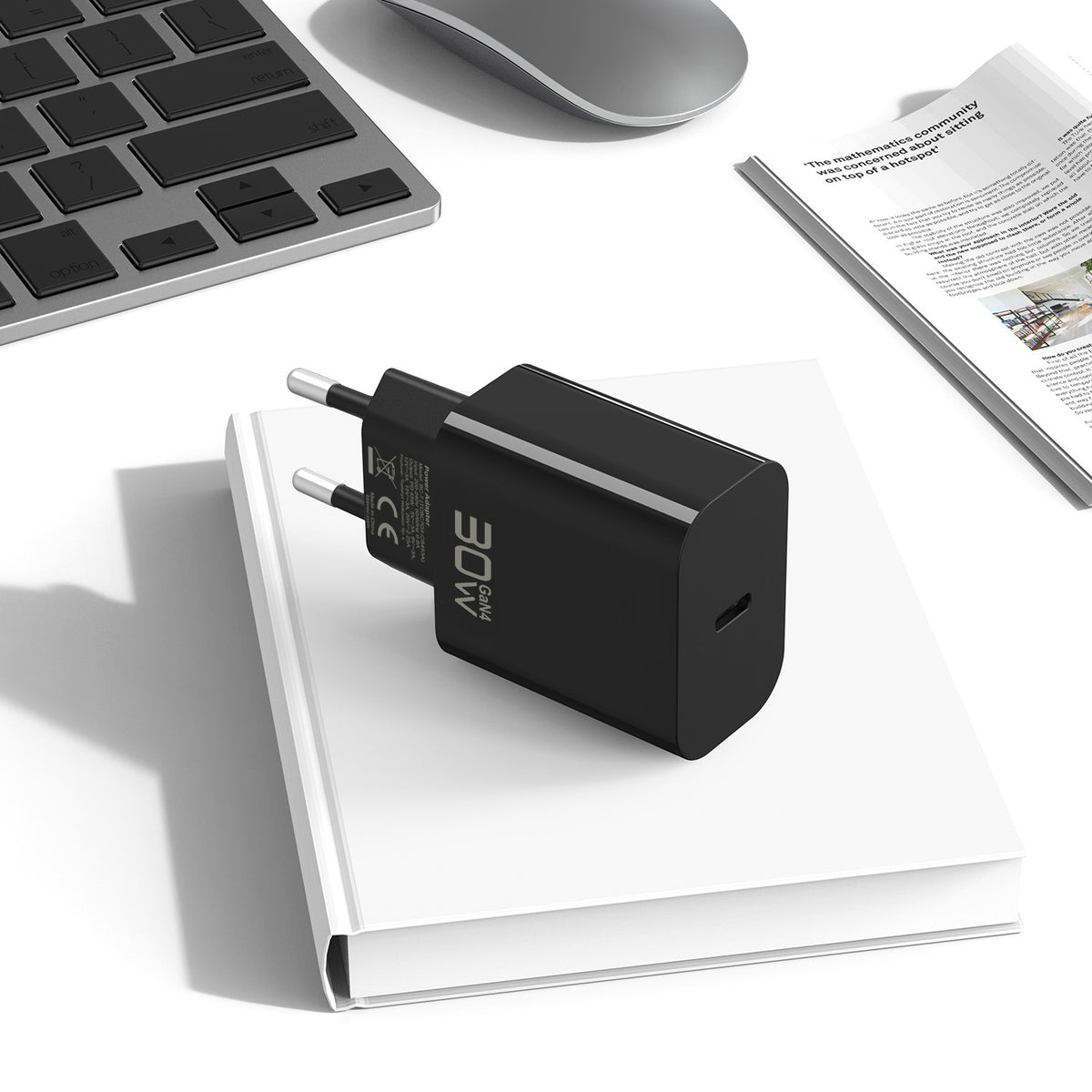 Φορτιστής πρίζας Blavec BC-14, 30W, 3A, 1 x USB-C, Μαύρος