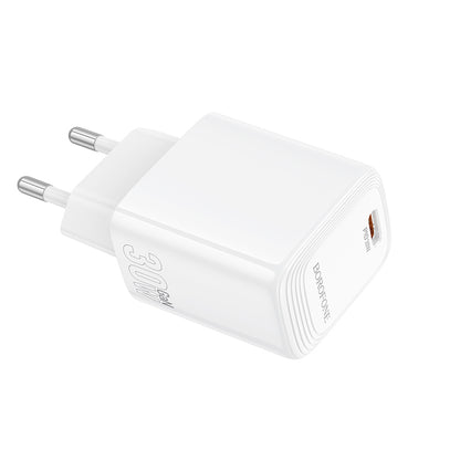 Φορτιστής Δικτύου Borofone BN28 Fuente, 30W, 3A, 1 x USB-C, Λευκό