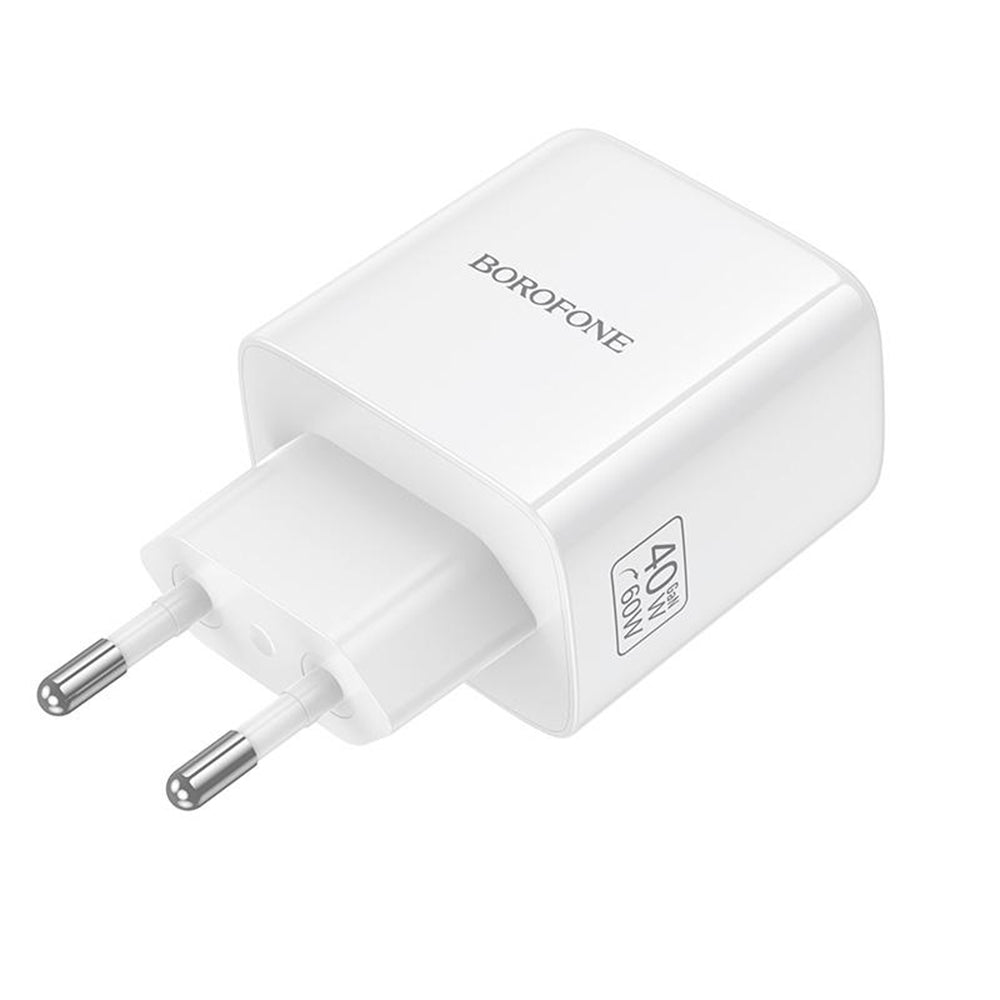 Φορτιστής Δικτύου Borofone BN33 Fuente, 40W, 1 x USB-C, Λευκός