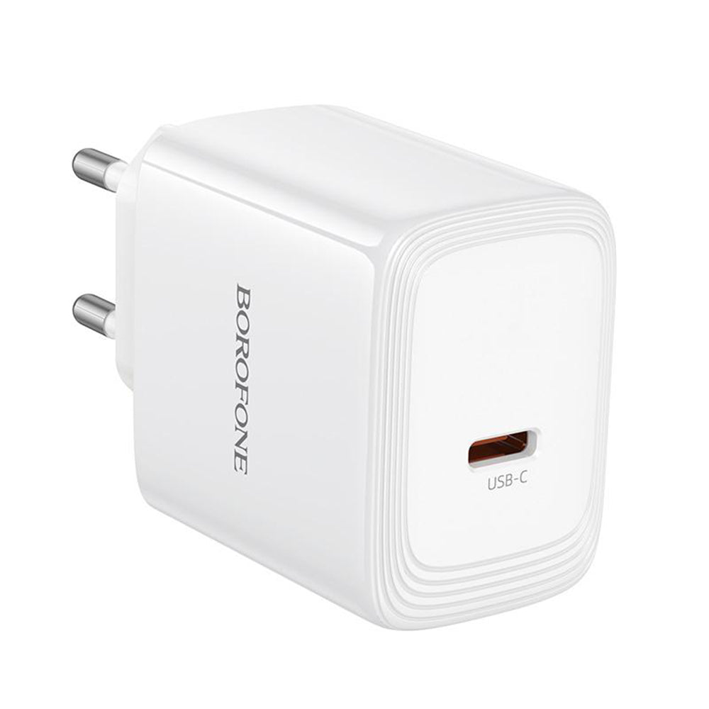Φορτιστής Δικτύου Borofone BN33 Fuente, 40W, 1 x USB-C, Λευκός