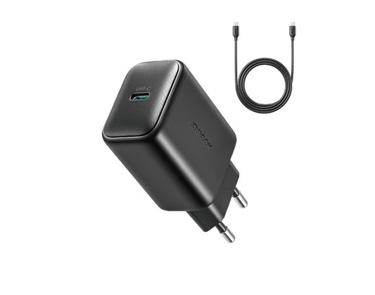 Φορτιστής Δικτύου με Καλώδιο USB-C Joyroom JR-TCF23, 25W, 3A, 1 x USB-C, Μαύρο
