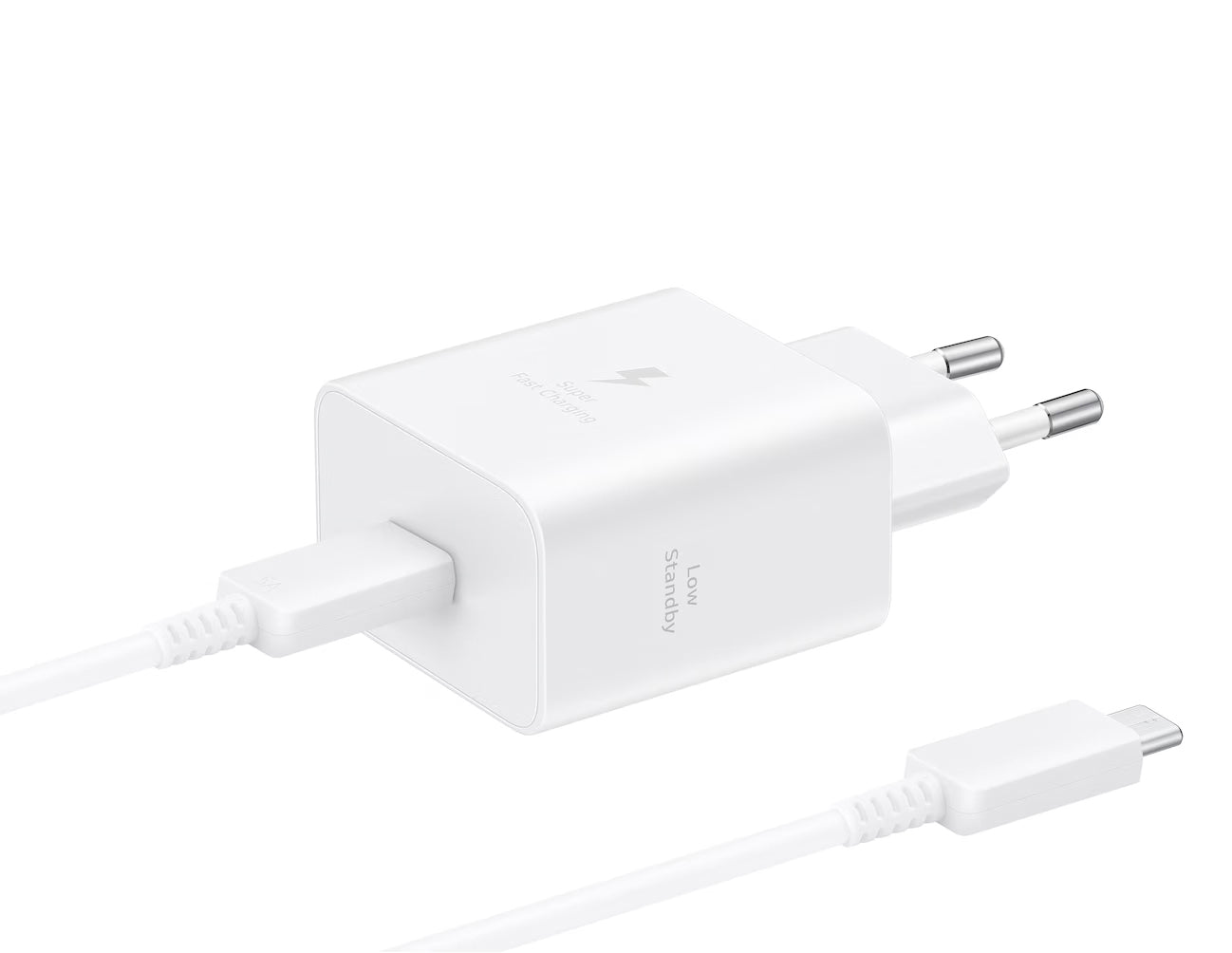 Φορτιστής Δικτύου με Καλώδιο USB-C Samsung, 45W, 4.05A, 1 x USB-C, Λευκό EP-T4511XWEGEU