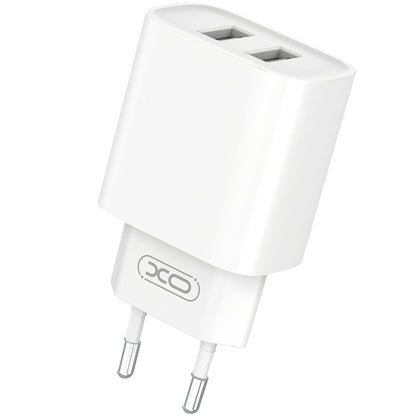 XO Design XO Design BPCE02C USB-C Wired Network Charger BPCE02C, 10.5W, 2.1A, 2 x USB-A, White 