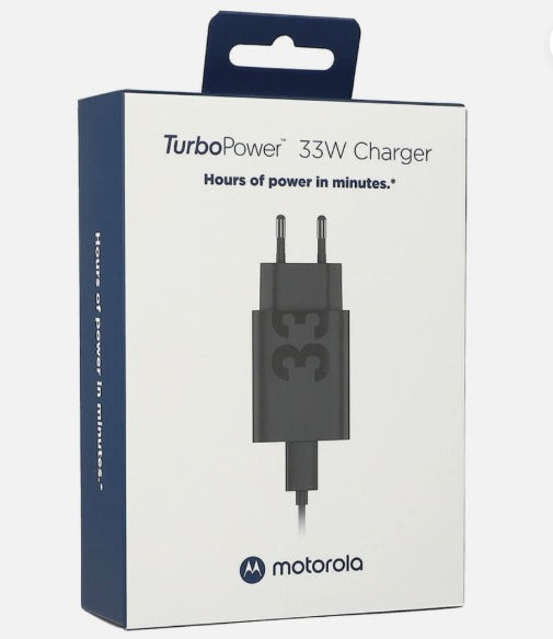 Φορτιστής Δικτύου με Καλώδιο USB-C Motorola, 33W, 3A, 1 x USB-A, Μαύρο PG38C06448