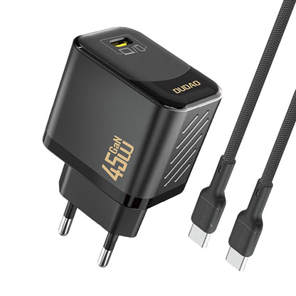 Φορτιστής Δικτύου με Καλώδιο USB-C Dudao A28C, 45W, 3A, 1 x USB-C, Μαύρο