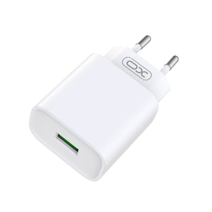 Φορτιστής Δικτύου με Καλώδιο Lightning XO Design CE02D, 18W, 3A, 1 x USB-A, Λευκό