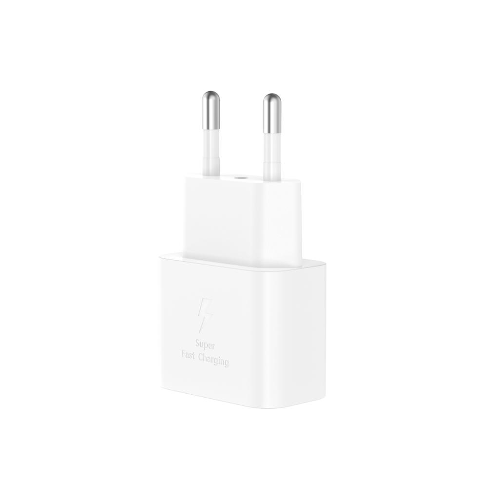 Φορτιστής Δικτύου με Καλώδιο USB-C XO Design L167, 25W, 3A, 1 x USB-C, Λευκό