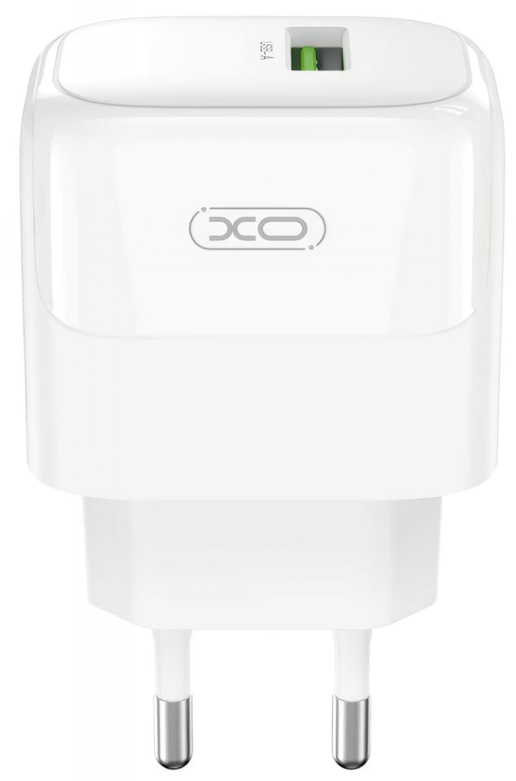Φορτιστής Δικτύου με Καλώδιο microUSB XO Design L135, 18W, 3A, 1 x USB-A, Λευκό
