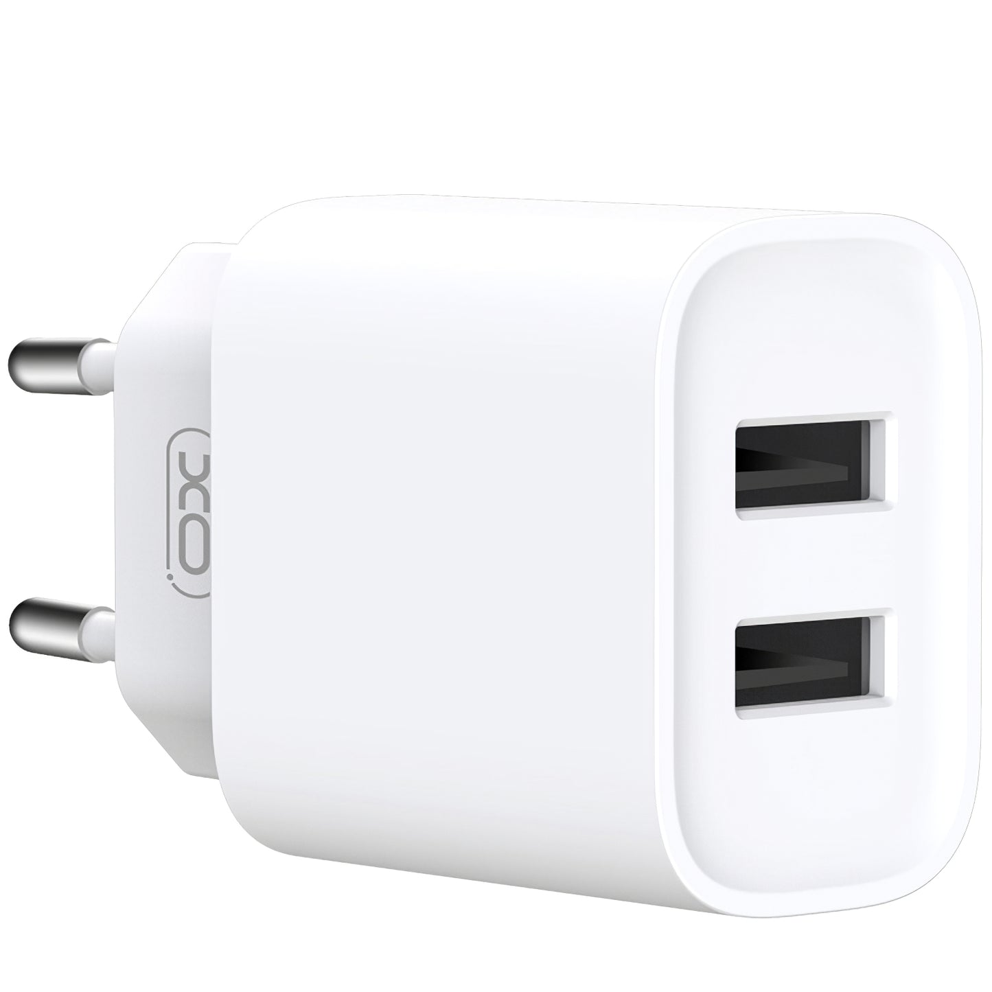 XO Design XO Design BPCE02C USB-C Wired Network Charger BPCE02C, 10.5W, 2.1A, 2 x USB-A, White 