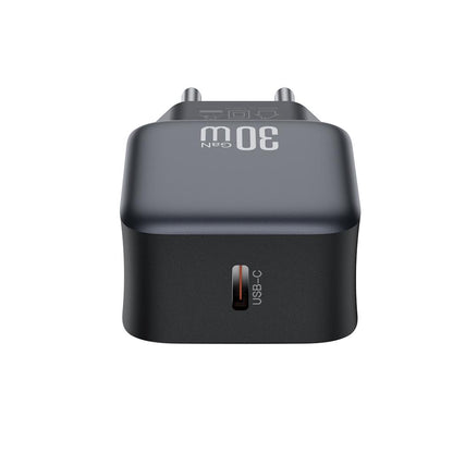 Φορτιστής Δικτύου με Καλώδιο Lightning XO Design L155, 30W, 3A, 1 x USB-C, Μαύρο