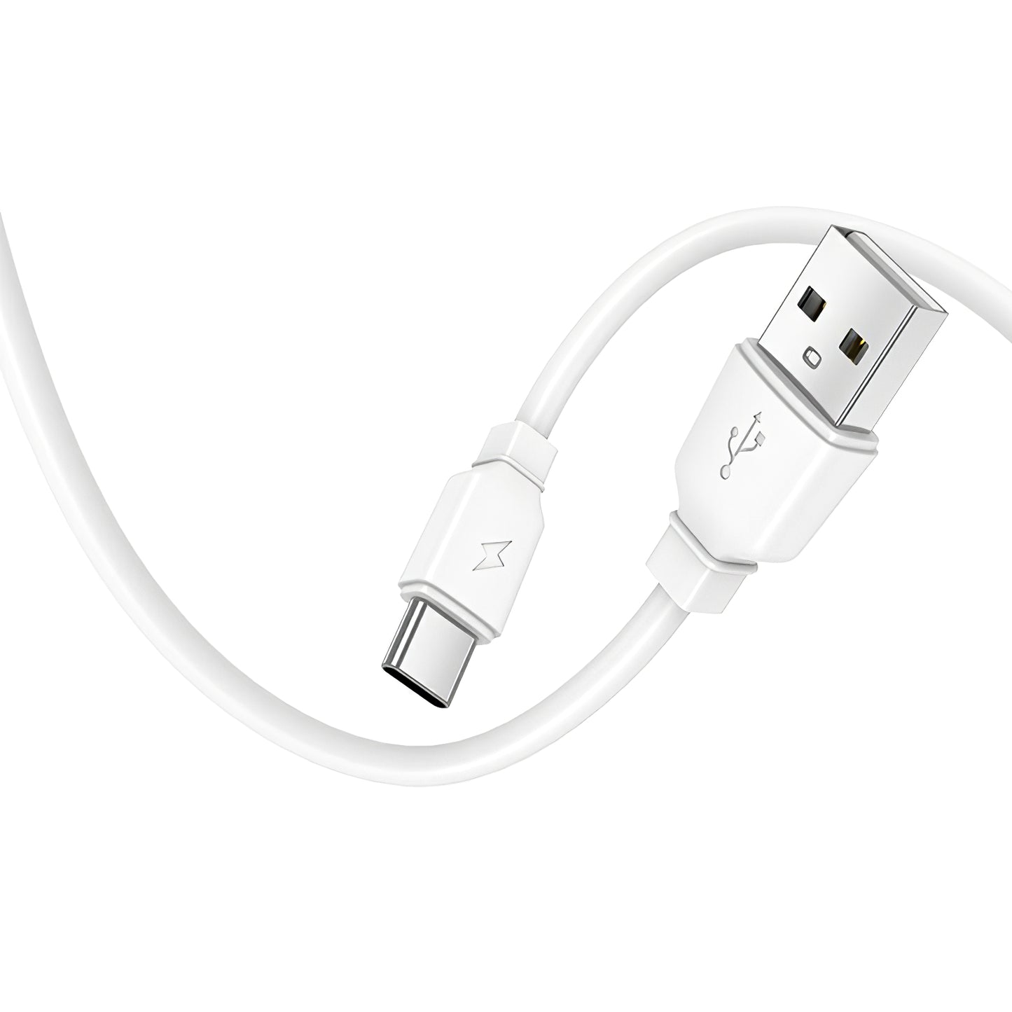 Φορτιστής Δικτύου με Καλώδιο USB-C Prestico F15S-C, 30W, 3A, 1 x USB-C, Λευκό