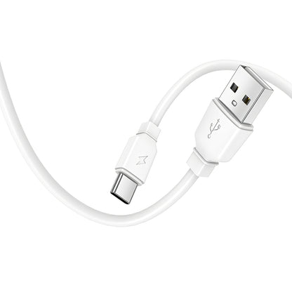 Φορτιστής Δικτύου με Καλώδιο USB-C Prestico F15S-C, 30W, 3A, 1 x USB-C, Λευκό