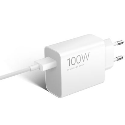 Xiaomi MY-19-ER USB-C Cable Wall Charger, 100W, 6.1A, 1 x USB-A, White BHR095VEU
