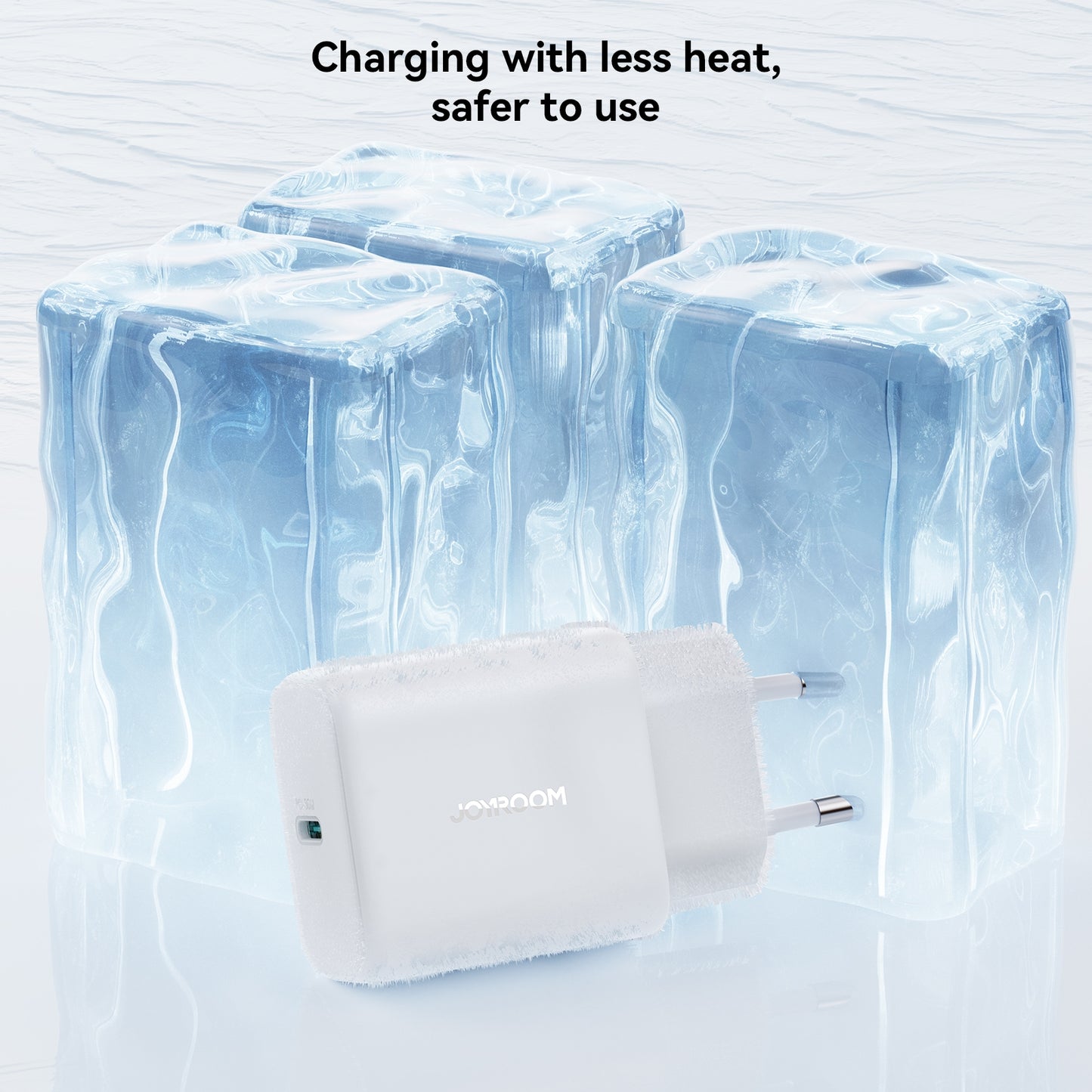 Φορτιστής Δικτύου με Καλώδιο USB-C Joyroom JR-TCF24, 30W, 3A, 1 x USB-C, Λευκό
