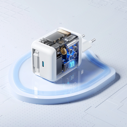 Φορτιστής Δικτύου με Καλώδιο USB-C Joyroom JR-TCL06, 67W, 3A, 1 x USB-C, Λευκό