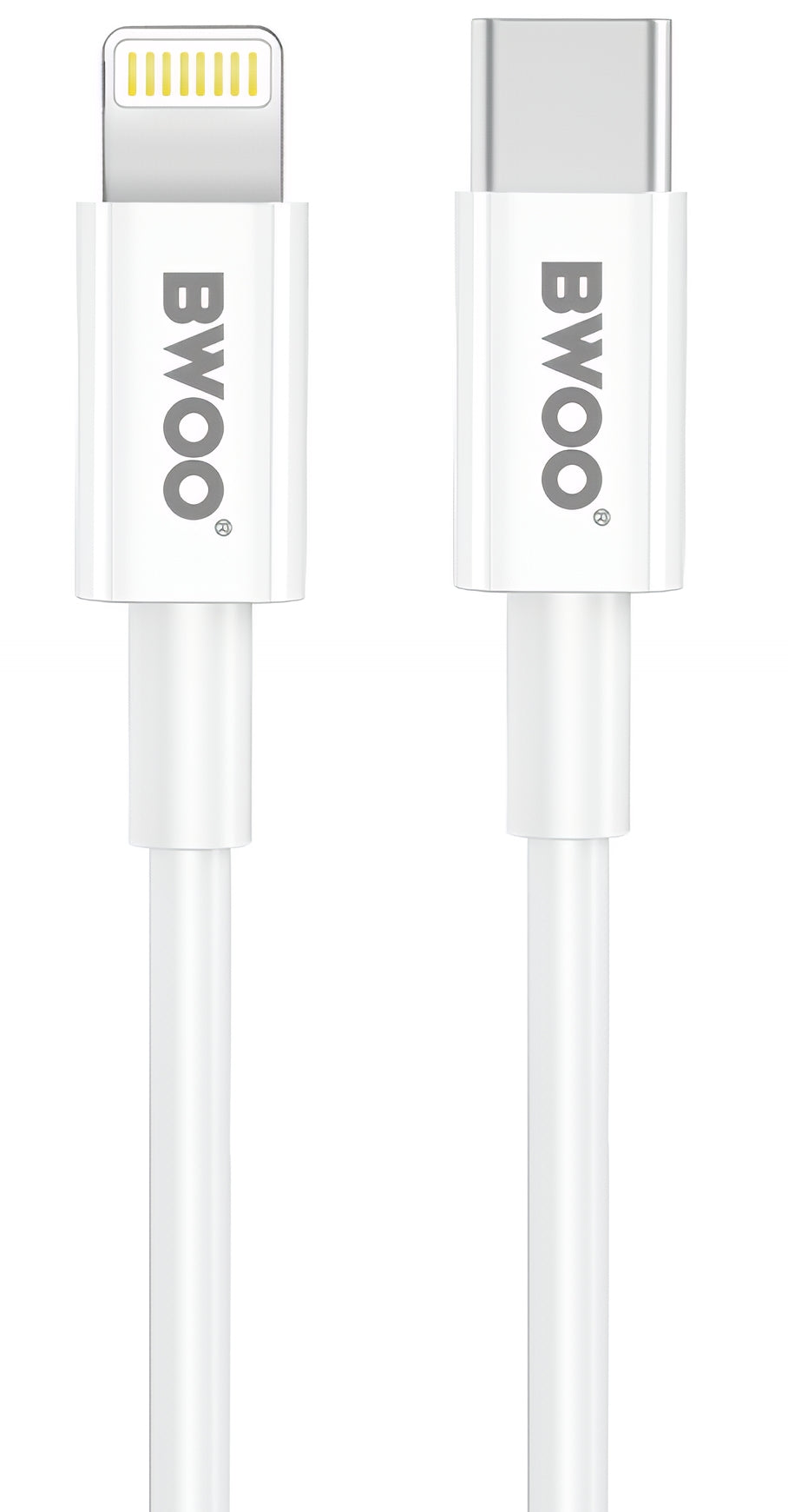 Φορτιστής Δικτύου με Καλώδιο Lightning BWOO CDA159, 20W, 3A, 1 x USB-C, Λευκό