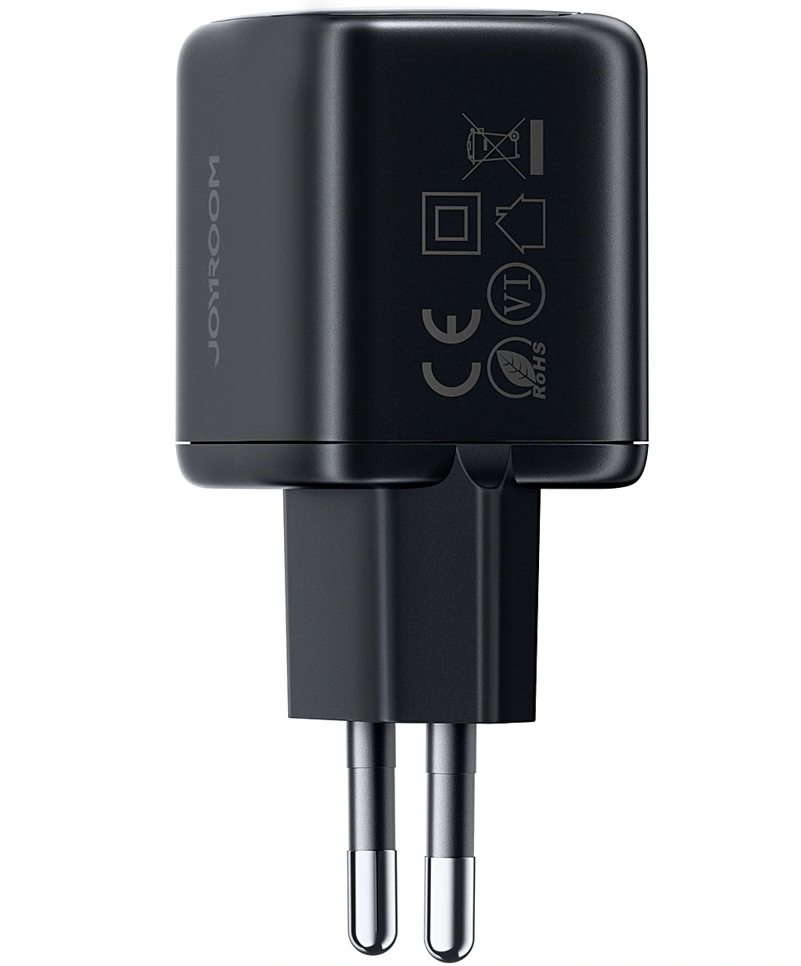 Φορτιστής Δικτύου με Καλώδιο USB-C Joyroom JR-TG7, 33W, 3A, 1 x USB-A - 1 x USB-C, Μαύρο