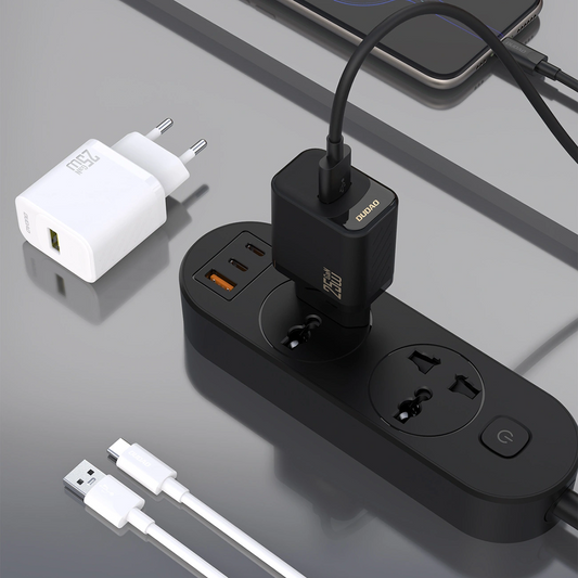 Φορτιστής Δικτύου με Καλώδιο USB-C Dudao A27STEU, 25W, 3A, 1 x USB-A, Μαύρο