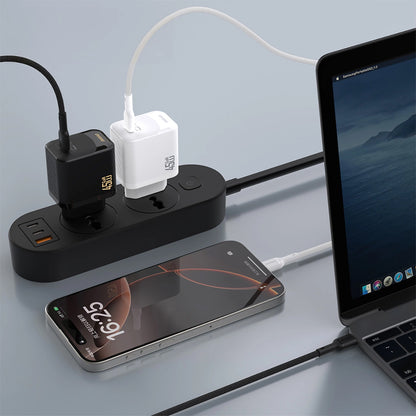 Φορτιστής Δικτύου με Καλώδιο USB-C Dudao A28C, 45W, 3A, 1 x USB-C, Μαύρο