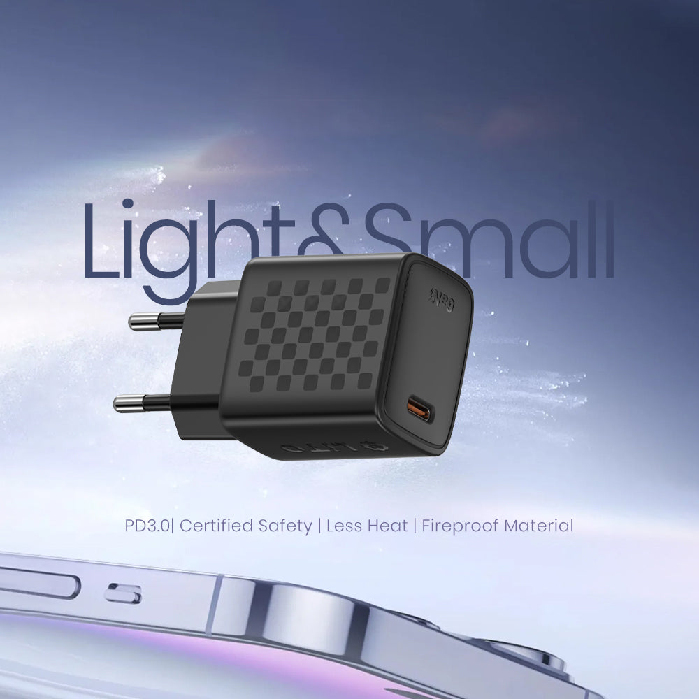 Φορτιστής Δικτύου με Καλώδιο USB-C Lito LC17T, 30W, 3A, 1 x USB-C, Μαύρο