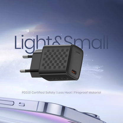 Φορτιστής Δικτύου με Καλώδιο USB-C Lito LC17T, 30W, 3A, 1 x USB-C, Μαύρο