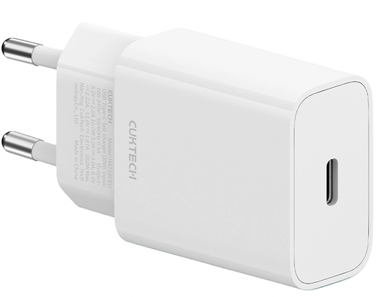 Φορτιστής Δικτύου Cuktech HA716C, 20W, 3A, 1 x USB-C, Λευκός