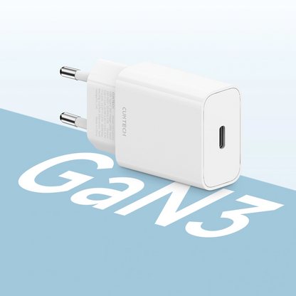 Φορτιστής Δικτύου Cuktech HA716C, 20W, 3A, 1 x USB-C, Λευκός