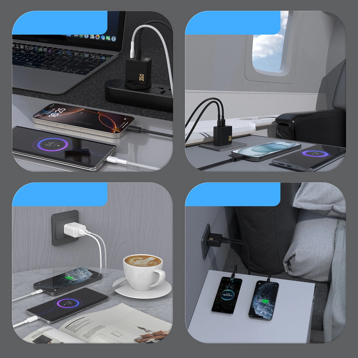 Φορτιστής Δικτύου Dudao A27 Max, 35W, 1 x USB-A - 1 x USB-C, Μαύρο